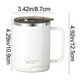 thumbnail image 3 of 17 oz Double Wall Stainless Steel Insulated Coffee Mugs Cup, 500ml Travel Mug Cup, Hot and Cold Travel Mug with Lid and Handle, Portable Cup, for Coffee,Tea, Hot Drink, Cold Drink, 3 of 6