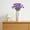 Purple2/13.8"/1Pc, variant on Artificial Violets Flowers,UV Resistant Faux Plants,Fake Silk Flowers Spring Decor,Hanging Plant Plastic Greenery Shrubs Garden Porch Window Box Decorating Indoor Outdoor Home Garden Wedding Decor
