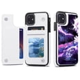 thumbnail image 3 of Anime Phone Case, Jujutsu Kaisen Phone Case for Iphone 11, TPU Leather Wallet Cover with Card Holders, RFID Blocking, Kickstand, Shockproof Protection, 3 of 5