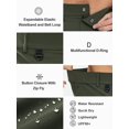 thumbnail image 4 of Pantalones cortos cargo NORTHYARD, ligeros y de secado rápido para hombre, color verde militar, 4 of 6