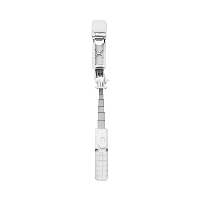 Selfie Stick Tripod Sturdy Aluminium Alloy Phone Tripod Stand Portable Lightweight Handheld Phone Tripod Stand With Fill Light Compatible For Android IOS Devices Q10S aluminum alloy white