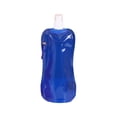 thumbnail image 3 of Botella de agua plegable Botella de agua plegable con mosquetón Bolsa de agua portátil reutilizable duradera para beber para viajes Gimnasio Deportes Azul DYNWAVEMX Botella de bebida plegable, 3 of 8