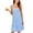 Light Blue, variant on Nightgowns for Women Cotton Night Gown Sleeveless Sleep Dress Lace Nighty Ladies Nightdress Summer Sleepwear