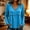 Blue plus size v neck tops a1, variant on Women Plus Size V Neck Long Sleeve Ruffle Flowy Pullover Tops Casual Boho Solid Basic Shirts Fall Winter Tunic Blouse, Red S