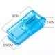 thumbnail image 2 of Contenedor de corte de medicina transparente portátil para viajes al aire libre (azul), 2 of 3