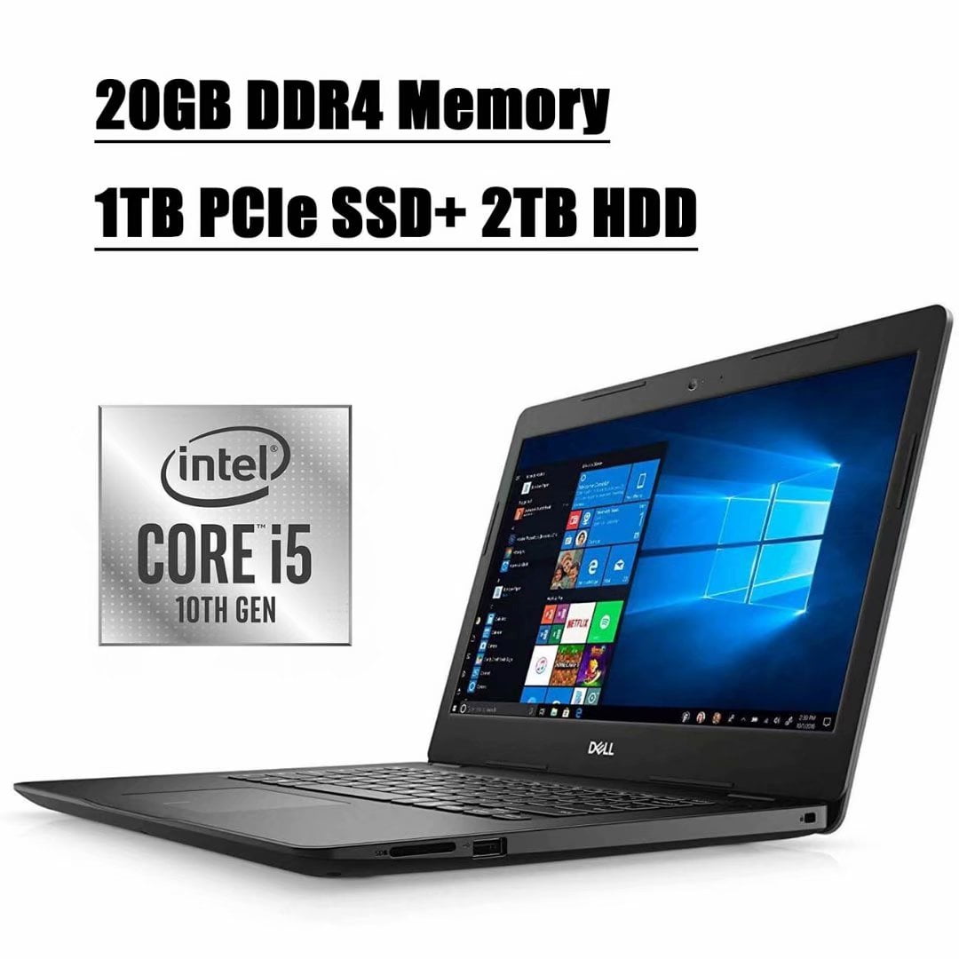 Dell Inspiron 14 3000 3493 Newest Laptop Computer I 14 Hd Non Touch Display I 10th Gen Intel Quad Core I5 1035g4 I7 7500u I gb Ddr4 1tb Pcie Ssd 2tb Hdd I Hdmi Wifi