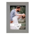 thumbnail image 2 of Modern Rustic Gray Solid Wood Picture Frame, 2 of 5