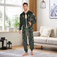 thumbnail image 5 of IAUYY Unisex Adult Onesie Pajamas Ultra-Soft Crystal-Soft Fabric, Halloween Adult Onesie Pajamas Adults,With a Zipper Plus Size Onesie Pajamas, Insect Illustration, 5 of 6