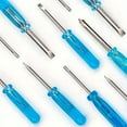 thumbnail image 2 of [Halloween] 10pcs Blue Mini Screwdriver Set, Toy 2mm Cross Word Repair Tool, Suitable For Exercising Hands-on Ability Small Repair Tool, Crystal Screw Tool Halloween, Christmas, Thanksgiving Gift, 2 of 5