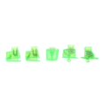 thumbnail image 2 of S SERENABLE Motorcycle Start Turn Headlight High Low Switch Housings Green, 2 of 7