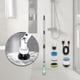 thumbnail image 1 of Cepillo de limpieza eléctrico, cepillo limpiador de bañera con mango ajustable, ángulos flexibles, cepillo de baño para encimera de bañera Verde, 1 of 8