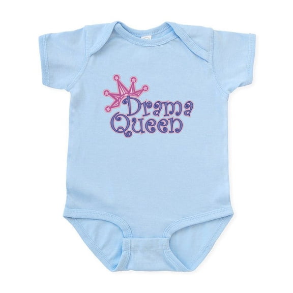 CafePress - Drama Queen Baby Light Bodysuit - Baby Light Bodysuit, Size Newborn - 24 Months