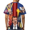 thumbnail image 6 of Cartoon Grimsburg Unisex Short Sleeve T Shirt Daily Novelty 3D Printed T-Shirts Soft Comfortable Tee Shirt Top For Men And Women, 6 of 7