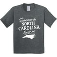 thumbnail image 3 of Inktastic Someone in North Carolina Loves Me Youth T-Shirt, 3 of 5