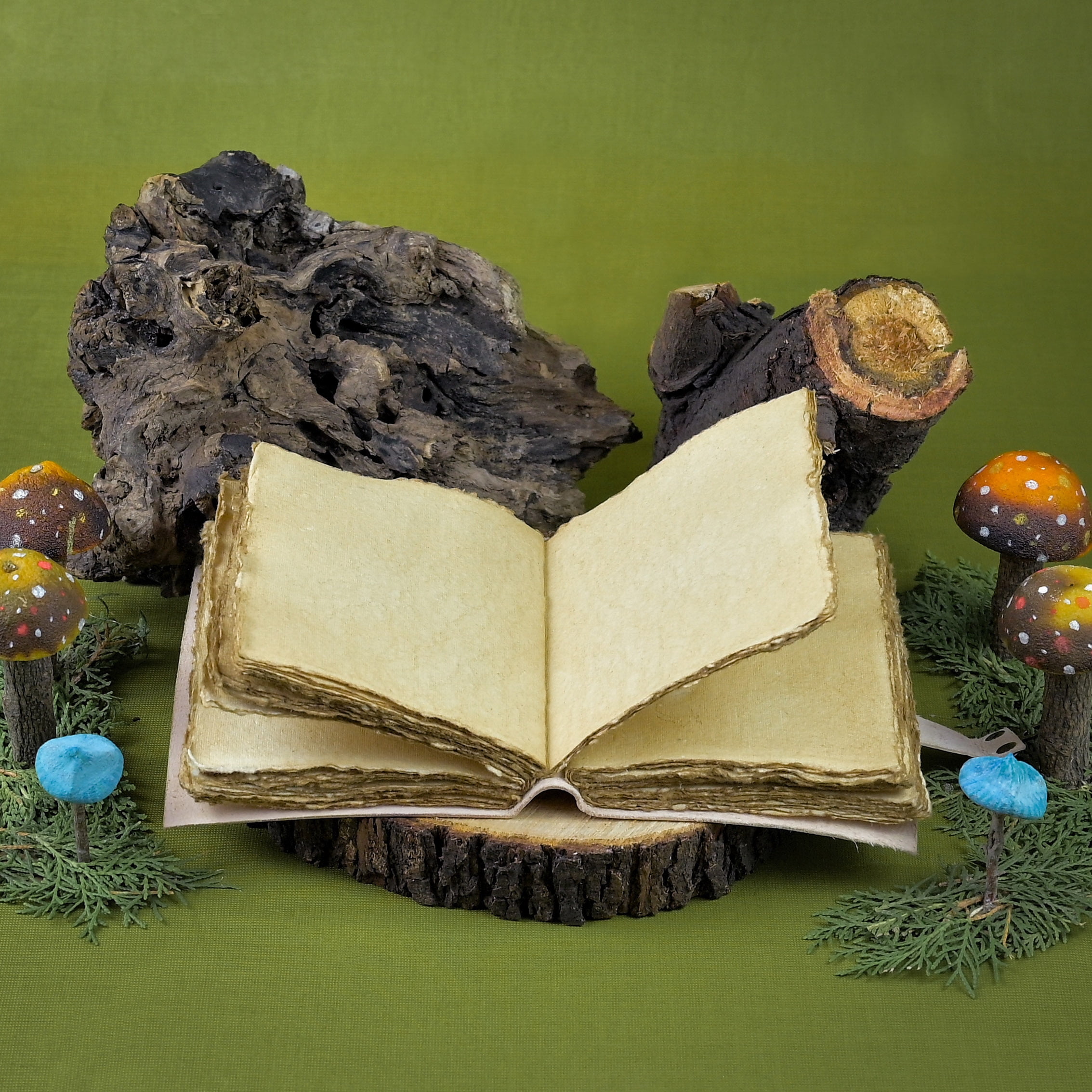 Vintage Mushroom Journal-Aesthetic Botanical Themed Notebook-Beautiful Retro Book of Shadows Journal Sketchbook-Cute Mushroom Gifts Women Grimoire (8x6 inch)