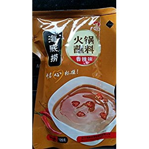 Hai Di Lao Hot Pot Sauce- Spicy Flavor  120g + One NineChef Spoon (1 (Best Hot Pot Sauce Combination)