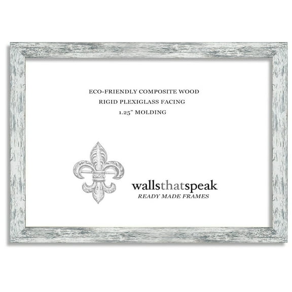 wallsthatspeak Puzzle Frame, White American Barn, 21.25x15