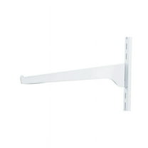 Knape & Vogt 12" White Bracket 180 WH 12