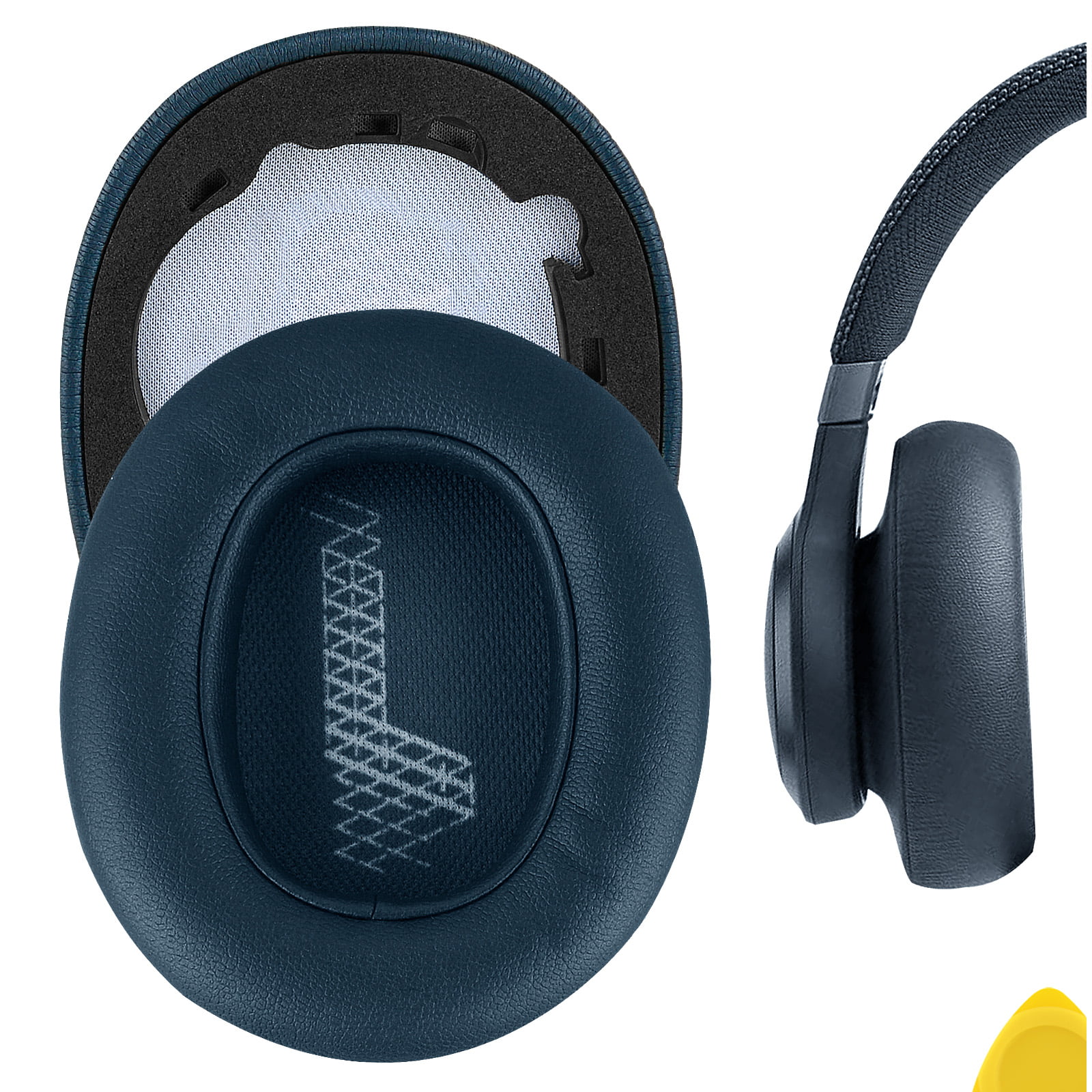 Alperne Kritisk Rettsmedicin Geekria QuickFit Replacement Ear Pads for JBL Live 650 BTNC, Lifestyle  E65BTNC, Duet NC, Live 660 NC Headphones Ear Cushions, Headset Earpads, Ear  Cups Repair Parts (Blue) - Walmart.com