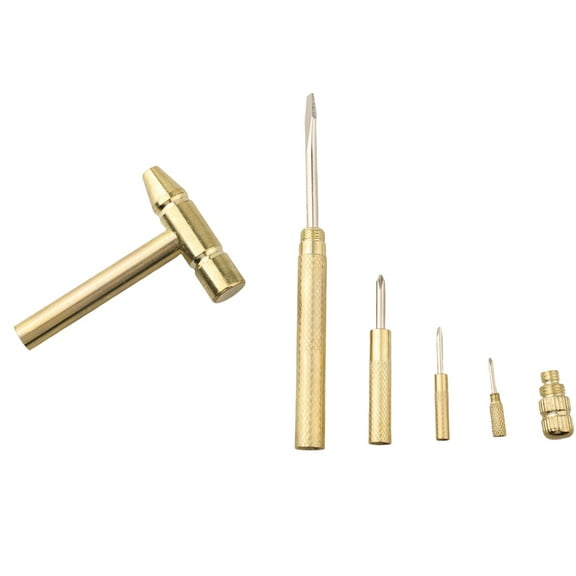 DIY Projects 5-in-1 Multi-function Craft Hammer Nonslip Handle Slim Design Tool, A, Home Improvement Tools, Craft Tools