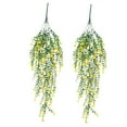 thumbnail image 2 of PONPRNGY 2pcs Artificial Artificial Hanging Flowers Artificial Flower Vines Chlorophytum Plastic Artificial Flowers Outdoor Flowers, 2 of 6