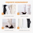 thumbnail image 3 of unbranded 3Pares Calcetines Tobilleros Femeninos De Malla Con Material Seguro Y, 3 of 7
