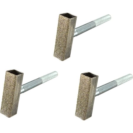 Diamond Stone Dresser Tool, Heavy Duty Handheld T-Shaped Diamond Coated Grinding Disc Wheel Stone Dresser Correct Tool Dressing Bench Grinder 45 100mm