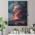 thumbnail image 4 of Volcanic Eruption Canvas Art Print, Wall Decor for Living Room, Bedroom, Office, Home Decoration, 4 of 8