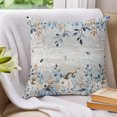 thumbnail image 3 of Thanksgiving Pillow Covers 26x26 Set of 2, Fall Blue White Pumpkin Leaves Wood Plank Throw Pillow Covers Decorative Couch Cushion Cover, Microfiber Soft Pillowcases for Bedroom Living Room Sofa, 3 of 9