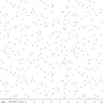 Cotton Blossom Riley Blake Flowers Floral Blossoms Small Tiny Flowers White Cotton Fabric Print by the Yard (C730-ALLTHEPINK)