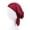 Wine Red, variant on Harmtty Women Head Warp Solid Color Elastic Band Anti-slip Satin Nightcap Breathable One Size Head Protection Chemotherapy Patients Hat Headwear