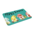 thumbnail image 2 of Balery Hello Summer Gnome Doormat, Durable Flannel Fabric, Waterproof Stain and Fade Resistant, Low Profile,Indoor Outdoor Door Mats, Easy Clean Patio Entrance Mat, 16x24in, 2 of 9