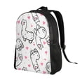 thumbnail image 2 of Honeii Alpacas and Hearts Print Laptop Backpack for Work, College, Travel, Daily Backpacks for Men Women, Sport Rucksack,Computer Bag, 2 of 8