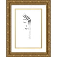 thumbnail image 1 of Murdock, Ramona 13x18 Gold Ornate Wood Framed with Double Matting Museum Art Print Titled - Hiding Faces II, 1 of 4