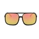 thumbnail image 2 of Sonducket Gafas ópticas Gafas con montura negra Protección de moda Accesorios de ropa de marco grande para protección de ojos Lentes negro con borde rojo, 2 of 6