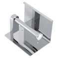 thumbnail image 4 of Portarrollos de papel higiénico de acero inoxidable con estante de almacenamiento para uso en cocina y baño, 4 of 8