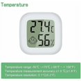 thumbnail image 2 of Mini termómetro higrómetro interior digital LCD, humedad de temperatura portátil de alta precisión -50 ℃ 70 ℃ 10% 99% RH (blanco) 3 piezas thsinde, 2 of 4
