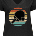 thumbnail image 4 of Inktastic Table Tennis Ping Pong Women's Plus Size V-Neck T-Shirt, 4 of 5