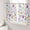 Multi, variant on Sheer Curtains 45 Inch Length 2 Panels Set for Kitchen, Watercolor Floral Semi Sheer Curtains for Windows, Purple Flower Leaf Spring Summer Voile Window Treatments Rod Pocket Curtain