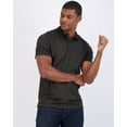 thumbnail image 2 of Real Essentials 3 Pack: Mens Short Sleeve Dry-Fit Collared Polo Shirt With Pocket - Active Casual (Available Big & Tall), 2 of 6