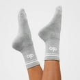 thumbnail image 4 of WKX Unisex Crew Socks Women Athletic Casual Wear Work 1Pair, Gray, 4 of 9