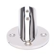 thumbnail image 2 of EBTOOLS Stainless Steel Boat Handrail Fittings - 30 Degree Round Base Pipe Fitting, 2 of 8