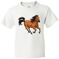 thumbnail image 3 of Inktastic Wild Mustang Horse Galloping Youth T-Shirt, 3 of 5