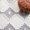 thumbnail image 6 of SAFAVIEH Marrakesh Raphael Medallion Polyester Area Rug, Ivory/Grey, 6'7" x 6'7" Square, 6 of 8