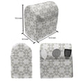 thumbnail image 4 of Abstract Stand Mixer Cover, Geometric Theme Dots Inside Hexagonal Flowery Shapes Connected Triangular, Kitchen Appliance Organizer Bag Cover with Pockets, 5 Quarts, Pale Tan and White, by Ambesonne, 4 of 4