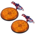 thumbnail image 1 of Shisuyan 2 Pcs Motorcycle LED Reflector LED Side Light Practical Side Marker Light, 1 of 8