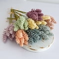 thumbnail image 3 of Bearachild Manojo de decoración del hogar de otoño, plantas artificiales de flores de cereales secas para fiesta de otoño, decoración del Flores artificiales púrpura, 3 of 6