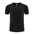 thumbnail image 3 of Lutiedan Mens T-Shirts Stretch Quick Drying Breathable Short Sleeve Shirts Crewneck Lightweight Comfortable Summer Workout Tops, 3 of 7