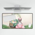thumbnail image 4 of Easter Egg Boston Terrier Bunny Ear Welcome Spring Truck Desk Mat Full Keyboard Mouse Pad Gentleman Dog Lover Gifts Large Mousepad - 12002, 4 of 5