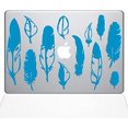 thumbnail image 1 of The Decal Guru Woodland Feathers MacBook Decal Vinyl Sticker - 12" MacBook - Light Blue (1267-MAC-12M-LB), 1 of 1